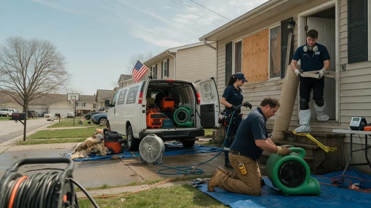 Water Damage Restoration in New Weston, OH near me